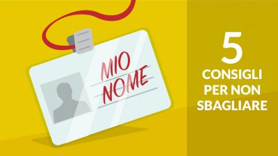 Scegliere il nome di un’azienda o di un prodotto: 5 consigli per il giusto naming